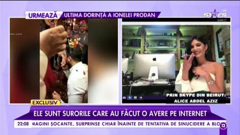 Alice Abdel Aziz, una dintre surorile Kardashian de Liban, nuntă ca în povești