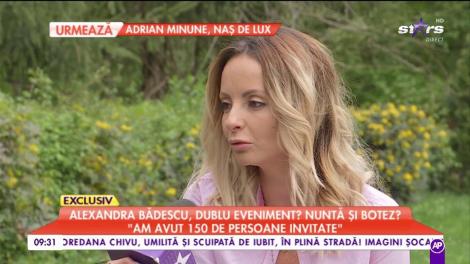 Alexandra Bădescu, dublu eveniment? Nuntă și botez?: ”Nu îmi dau seama dacă am stat cu toți invitații”