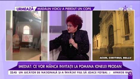 Ce se întâmplă la capela unde este depus trupul Ionelei Prodan
