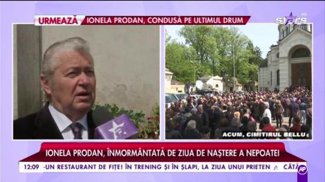 Gheorghe Turda, despre Ionela Prodan: ”Mi-a fost colegă de promoție”