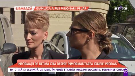 Informații de ultimă oră despre înmormântarea Ionelei Prodan. Anamaria a ajuns la capelă