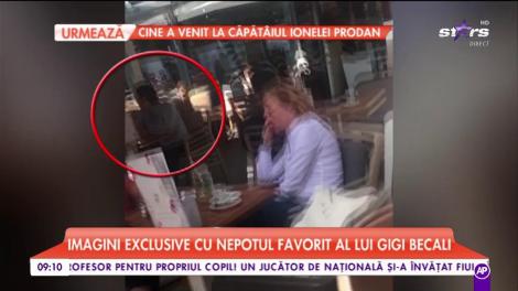 Imagini exclusive cu nepotul favorit al lui Gigi Becali. Cum a fost surprins Lucian Becali