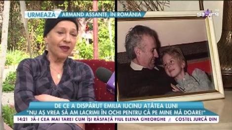 De ce a dispărut Emilia Iucinu atâtea luni: ”M-am trezit că mi s-a retezat dantura”