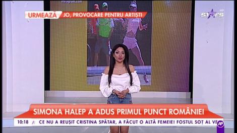 Simona Halep a adus primul punct româniei