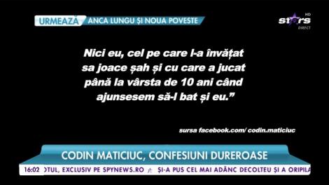 Codin Maticiuc, sfâșiat de durere după ce bunicul lui a murit: ”A fost un erou. Era magia copilăriei!”