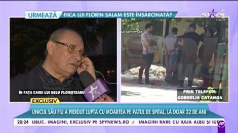 Nelu Ploieșteanu, transfigurat de durere. Unicul copil al artistului s-a stins din viață la doar 32 de ani