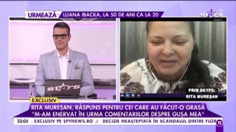 Rita Mureșan, răspuns pentru cei care au făcut-o grasă. A răbufnit după ce a fost pusă la zid