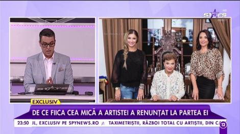 Adevărul despre împârțeala averii Ionelei Prodan. De ce fiica cea mică a artistei a renunțat la partea ei de avere