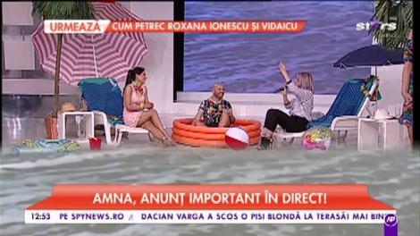Amna, anunț important în direct!