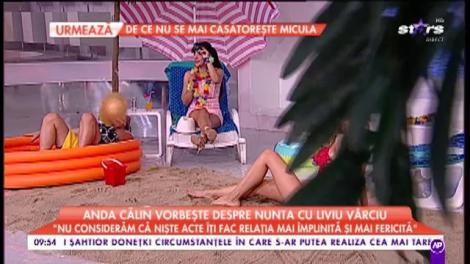 Anda Călin vorbește despre nunta cu Liviu Vârciu: „Suntem bine, suntem fericiți”