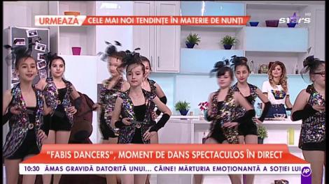 &bdquo;Fabis Dancers&rdquo;, moment de dans spectaculos &icirc;n platoul matinalilor