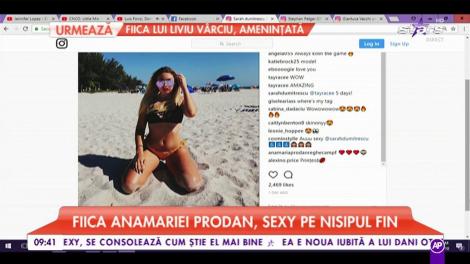 Fiica Anamariei Prodan, sexy pe nisipul fin