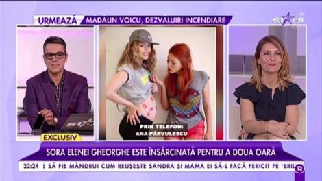 Primele declaraţii ale Anei Pârvulescu despre sarcină: "Am foarte multe nume de fetiţă în minte"