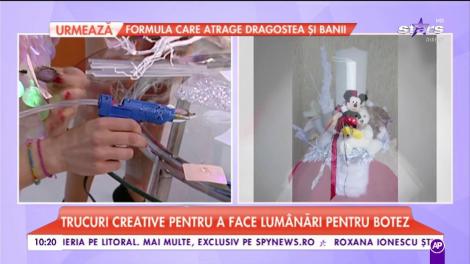 Te pregătești de nuntă sau botez. Învață să faci singură acasă lumânările pentru evenimente