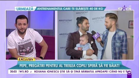 Din nou tătic?! Pepe, pregătiri pentru al treilea copil! Speră să fie băiat!