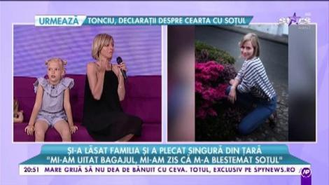 Andreea Perju, escapadă în afara ţării, fără soţ şi copii
