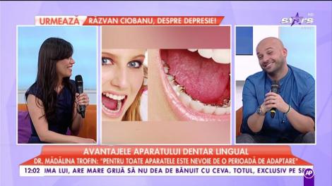Avantajele aparatului dentar lingual. Dr. Mădălina Trofin: ”Componentele sunt complet individualizate”