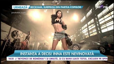 Inna scapă de scandalul plagiatului, dar nu și de cel în care este acuzată că se iubește cu un actor căsătorit. Ce spune vedeta!