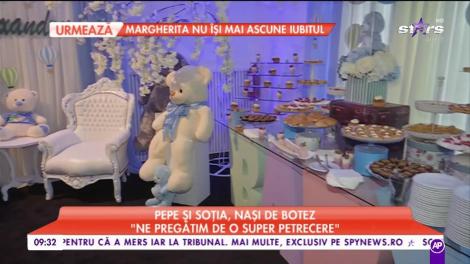 Pepe și soția, nași de botez, în așteptarea celui de-al treilea copil! Raluca vrea să-i dăruiască artistului un fiu