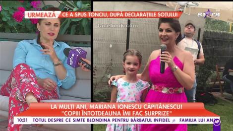 La mulți ani, Mariana Ionescu Căpitănescu: ”Nu-mi vine să cred cum trece timpul”