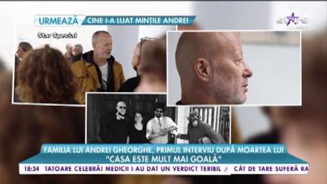 Familia lui Andrei Gheorghe, primul interviu după moartea lui: ”Mi-a fost foarte greu să accept că nu mai este”