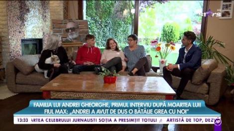 Familia lui Andrei Gheorghe, primul interviu după moartea lui! Soția: ”Eram vecini, ne-am cunoscut și nici nu ne-am dat seama că ne îndrăgostim”