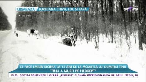 Ce face Emilia Iucinu, la 15 ani de la moartea lui Dumitru Tinu: „Tinu însemna totul pentru mine”