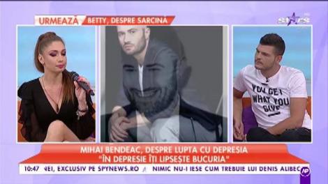 Mihai Bendeac, despre lupta cu depresia: „Mă lupt cu o boală sinistră”