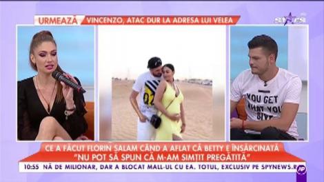 Ce a făcut Florin Salam când a aflat că fiica lui, e însărcinată. Betty: „Mi-a spus să am grijă de mine, să nu umblu cu picioarele goale”