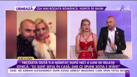 BOMBA NOPȚII! E nebunie în familia lui Nicolae Guță. Nicoleta a venit cu nou său soț la tv!