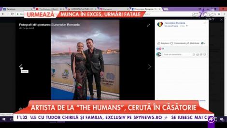 Cristina, artista de la „The Humans”, cerută în căsătorie la ceremonia de deschidere a Eurovisionului