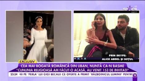 Ce mai bogată româncă din liban, nuntă ca-n basme. Ceremonia a fost extrem de emoționantă