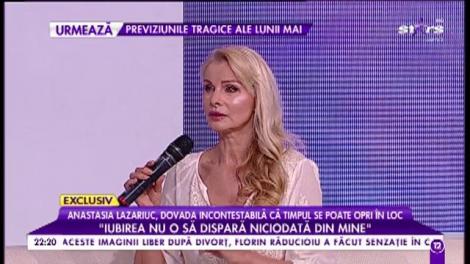 Anastasia Lazariuc, dovada incontestabilă că timpul se poate opri în loc: "Iubirea nu o să dispară niciodată din mine"