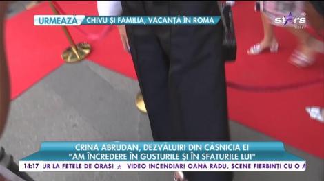 Crina Abrudan, dezvăluiri din căsnicia ei