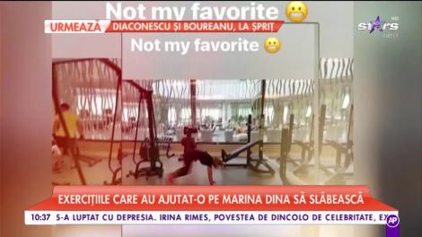 Exercițiile care au ajutat-o pe Marina Dina să slăbească