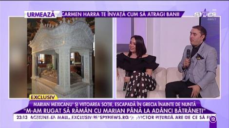 Marian Mexicanu şi viitoarea lui soţie au cerut ajutorul divin pentru a deveni părinţi!