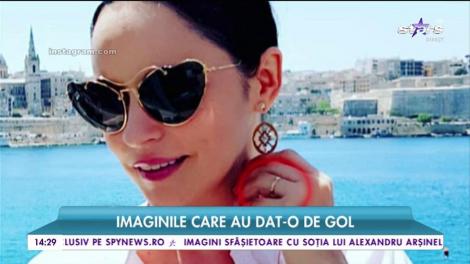 Andreea Marin s-a logodit în Malta? Bruneta se mândrește cu un inel
