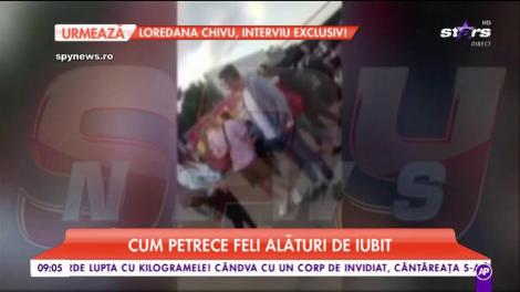 Primele imagini cu Feli şi iubitul ei! Cei doi, surprinși în ipostaze tandre. Cum arată bărbatul care i-a furat inima juratei de la "The Four"