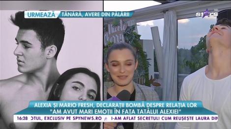 Alexia și Mario Fresh, declarații bombă despre relația lor
