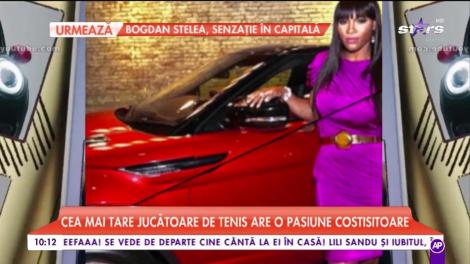 Serena Williams este pasionată de mașini de lux