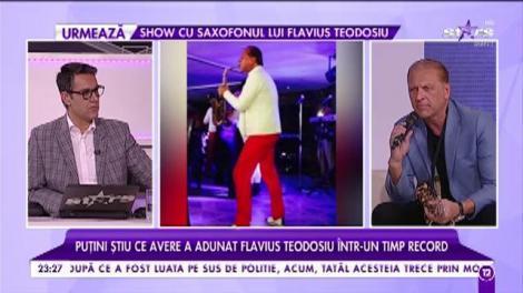 Ce avere a adunat saxofonistul Flavius Teodosiu într-un timp record