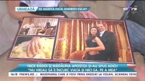 Nick Rădoi și Mădălina Apostol și-au spus adio! „Noi ne-am despărțit pentru a doua oară”