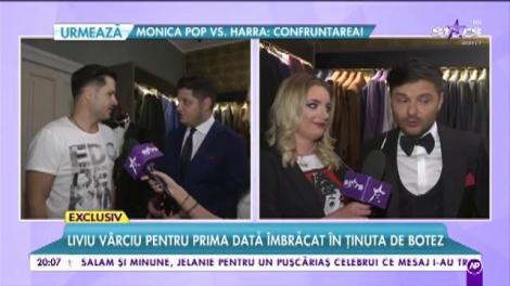Liviu Vârciu pentru prima dată îmbrăcat în ținuta de botez