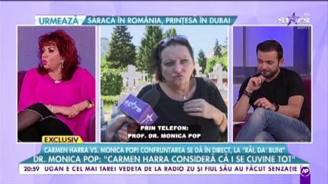 Carmen Harra vs. Monica Pop, pentru prima dată față în față după ce a explodat scandalul