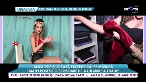 Anca Pop şi o casă excentrică pe măsură