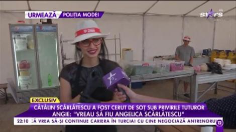 Cătălin Scărlătescu a fost cerut de soţ de Angie, sub ochii tuturor!