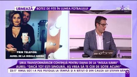 Moment neșteptat pentru fanii ”Insula Iubirii”. Aurel a cerut-o pe Diana de soție, în direct!