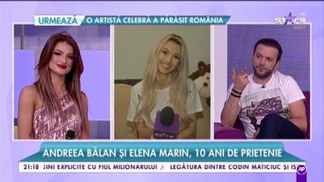 Andreea Bălan și dansatoarea ei, Elena Marin, zece ani de prietenie: "La 3 dimineața, dacă plâng și sunt în depresie, o sun. Este acel om din viața mea"