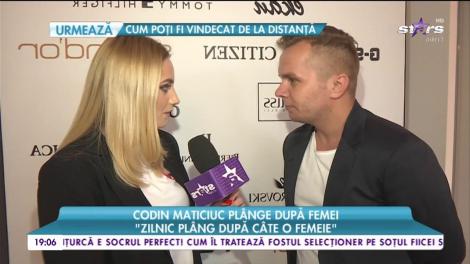 ”Consumatorul de suflete” e în mare durere. Codin Maticiuc plânge după femei
