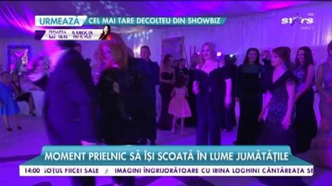 Vedetele şi-au dat frâu liber sentimentelor la botezul fetiţei lui Liviu Vârciu